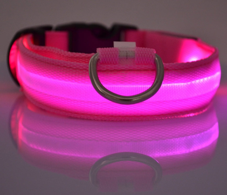 Nylon LED Pet Dog Collar