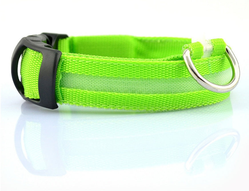 Nylon LED Pet Dog Collar