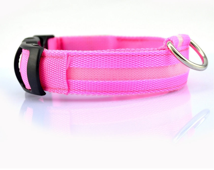 Nylon LED Pet Dog Collar