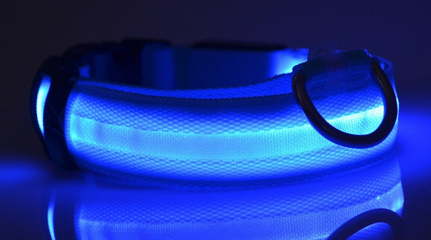 Nylon LED Pet Dog Collar